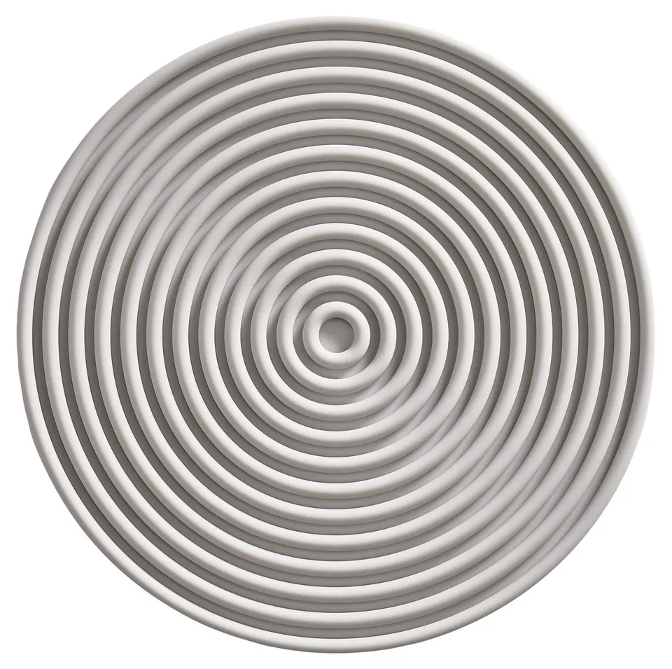 Zone Denmark Rocks Barmatte rund 15,5cm Warmes Grau