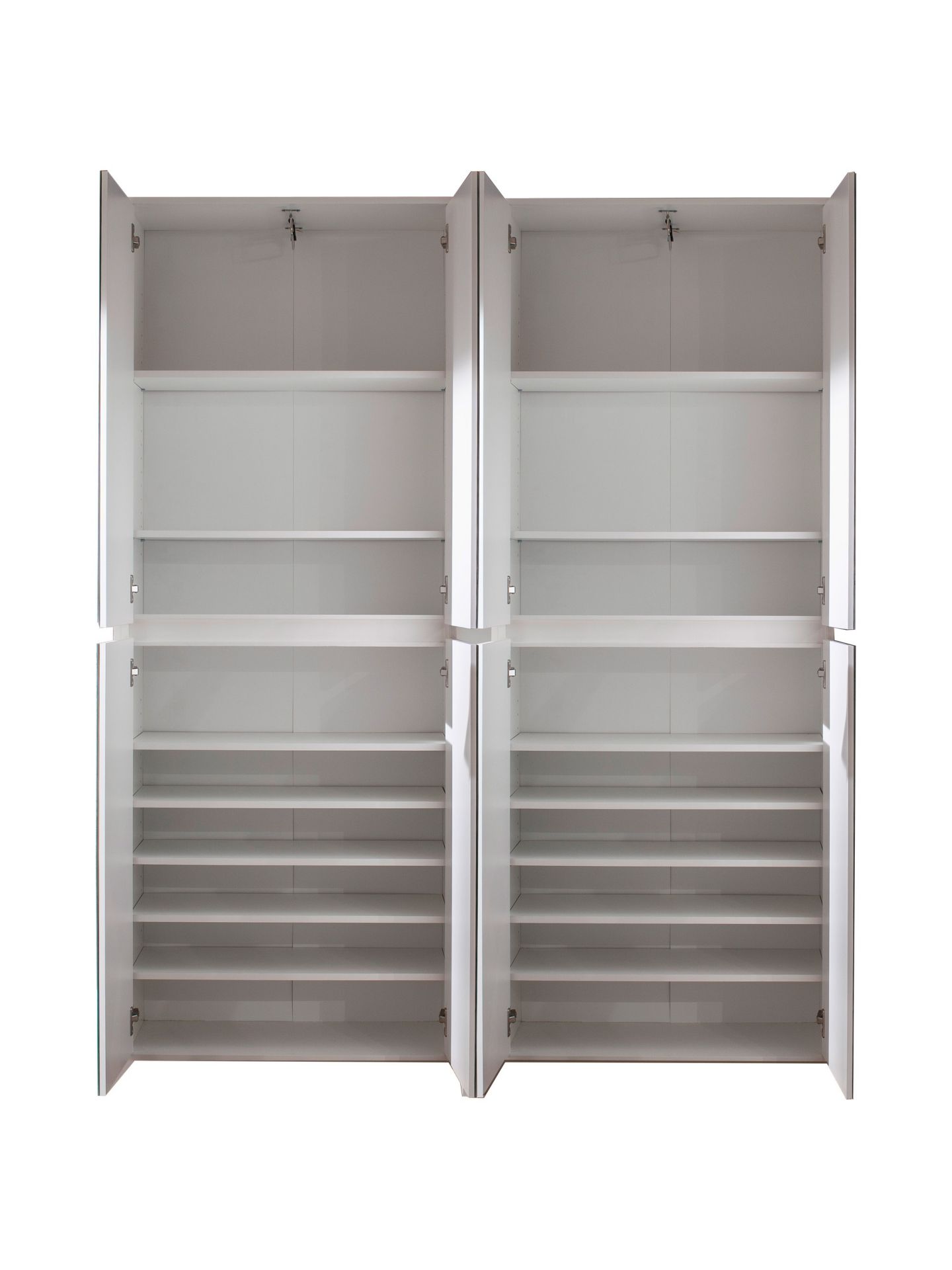 trendteam Mirror Garderobenschrank-Kombi weiß Spiegel