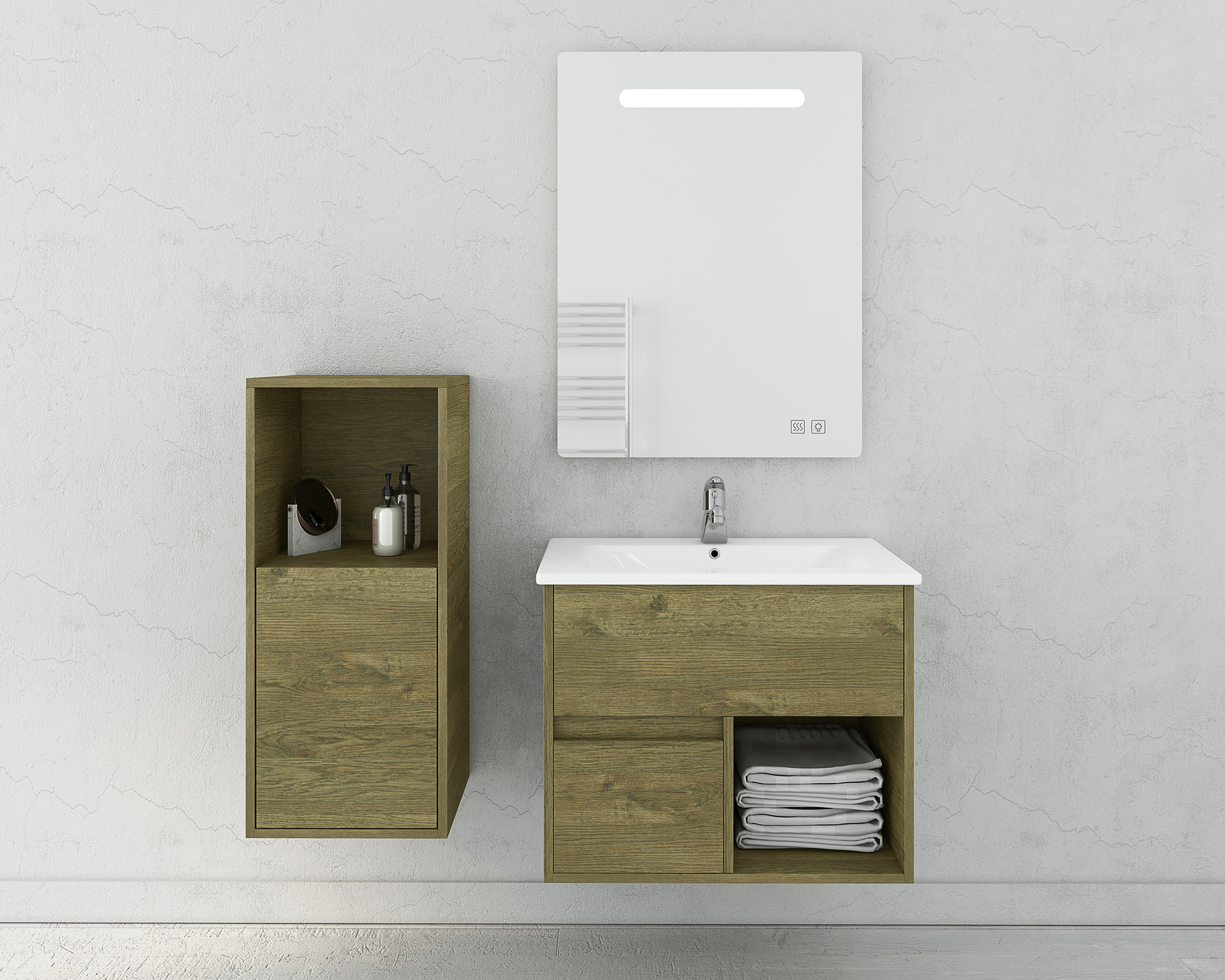 DROP Martinidis Sorrento 65 Waschtischunterschrank Natural