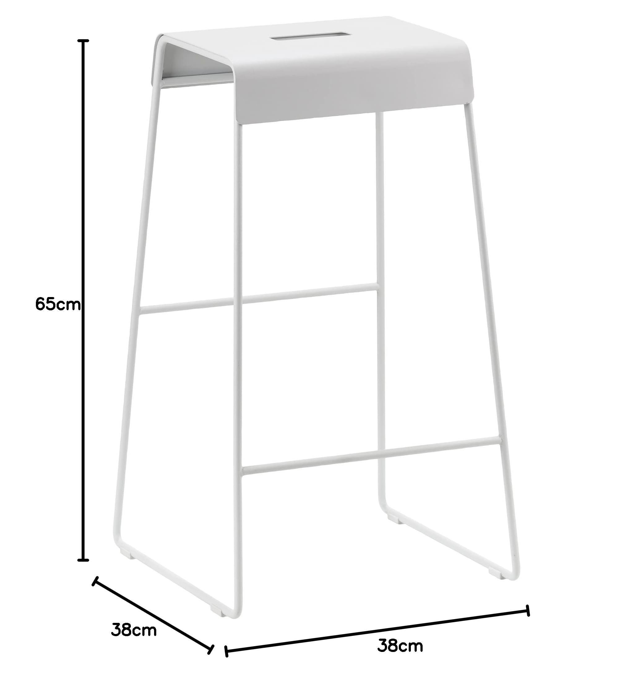 Zone Denmark A-Stool Barhocker 65 cm Soft Grey Hocker