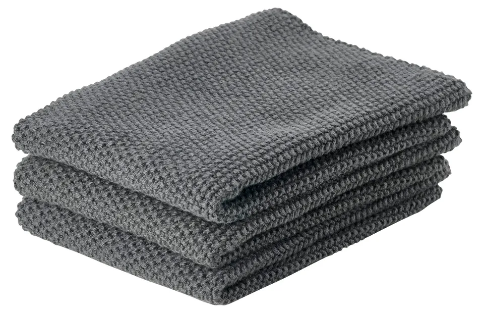 Zone Denmark Kitchen Putzlappen 27x27 cm Anthracite 3er