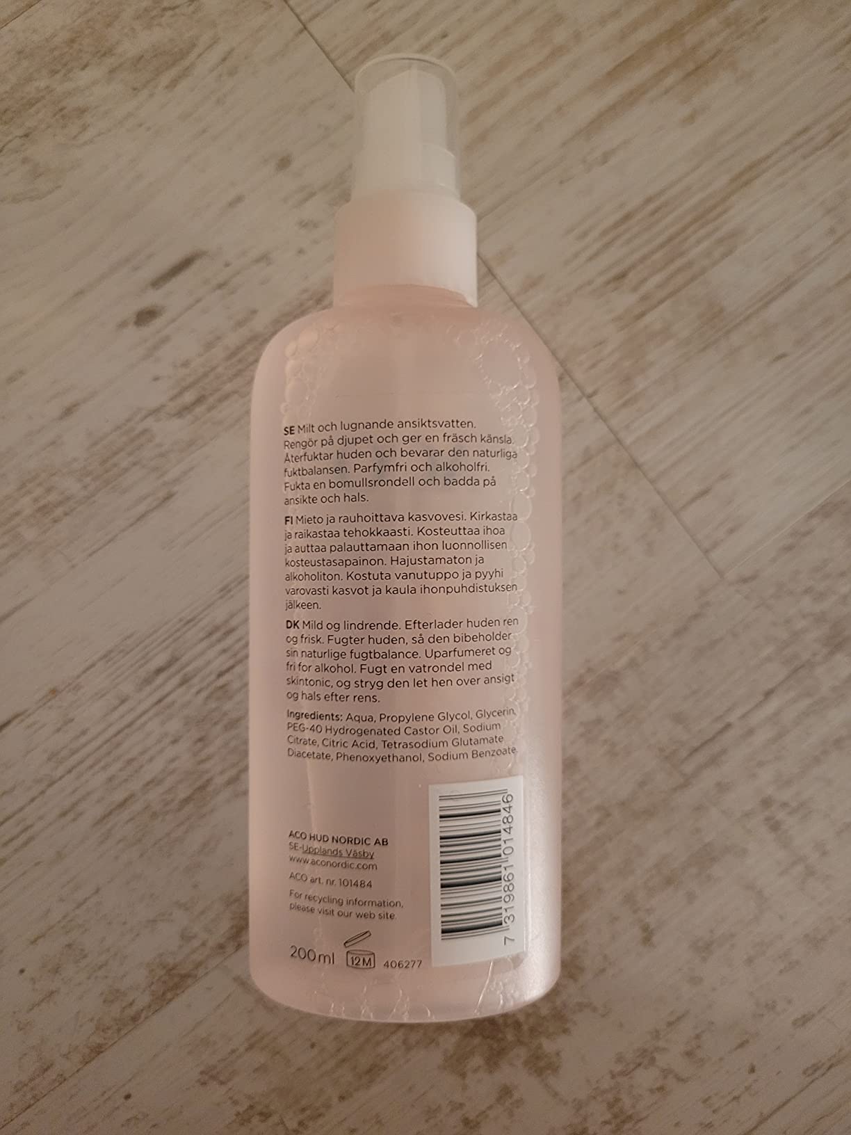ACO Everyday Heroes Toner Gesichtswasser 200 ml Parfümfrei