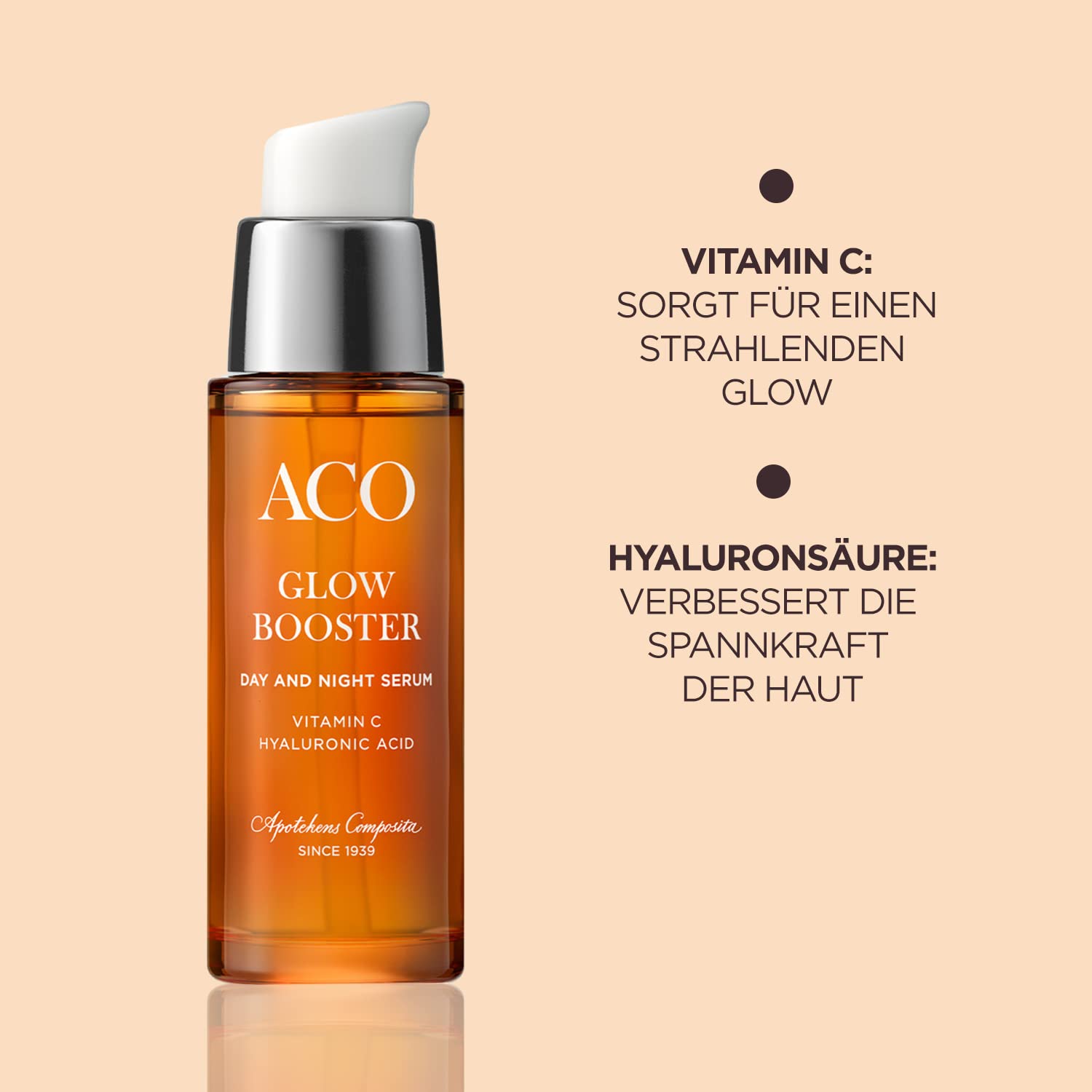 ACO Pigment Glow Booster Vitamin C Serum 30 ml Pigmentflecken
