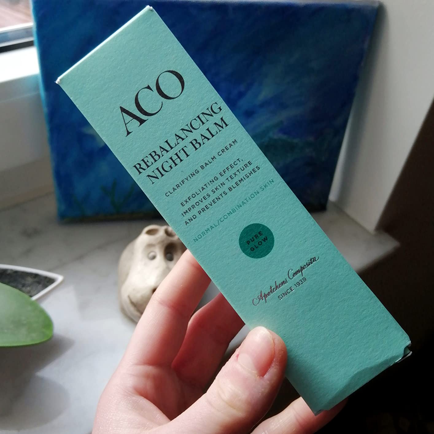 ACO Pure Glow Night Balm Nachtcreme 50 ml Mischhaut
