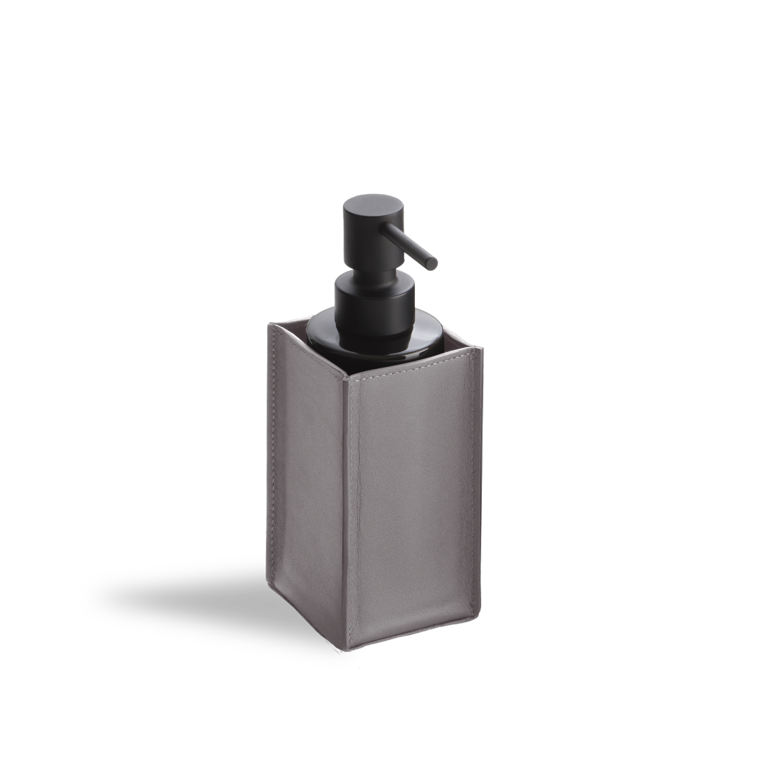 Decor Walther Nappa SSP Seifenspender Schwarzbraun Leder
