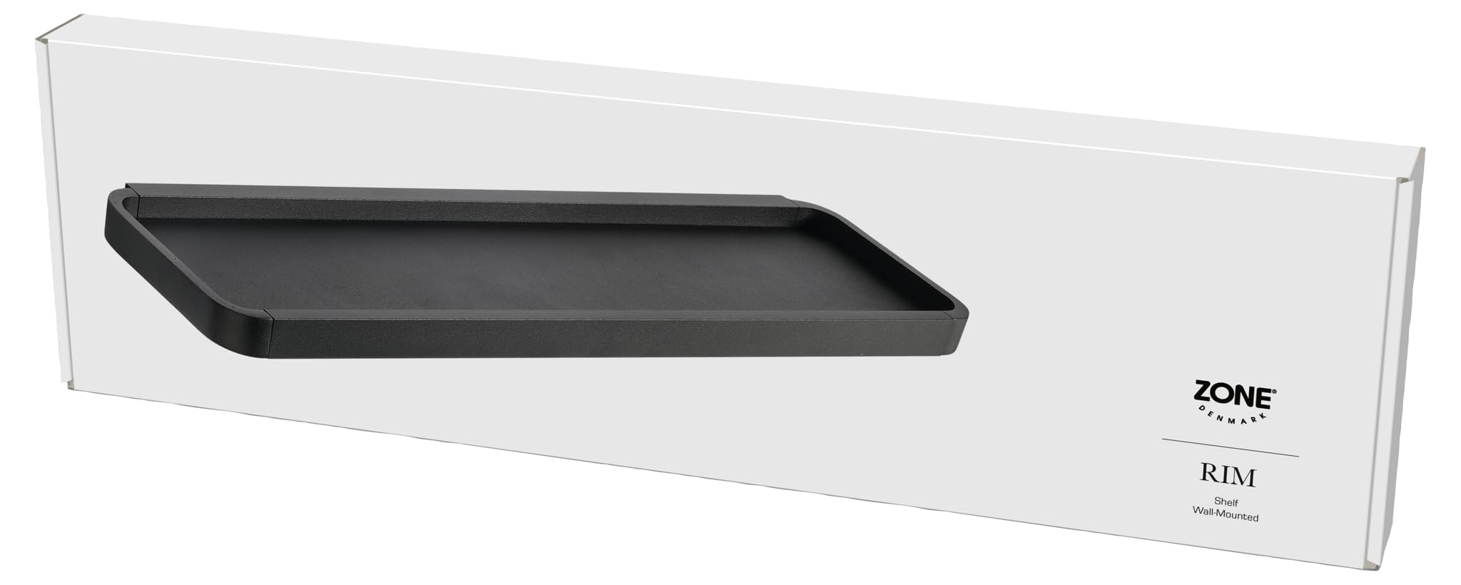 Zone Denmark Rim Regal Wandregal 44x11 cm Schwarz