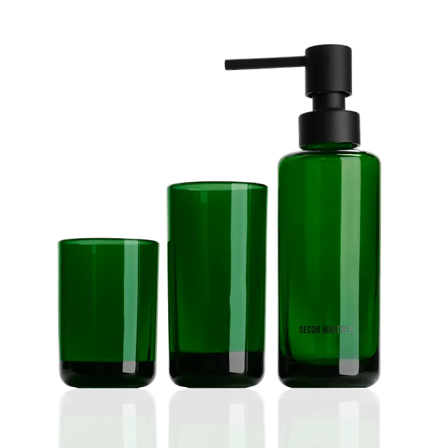 Decor Walther Classic Pop Up Seifenspender Grün Glas