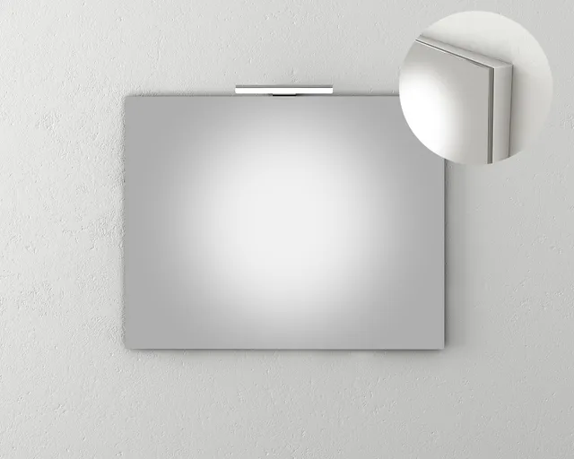 DROP Martinidis Mirrors Spiegel mit Holzbasis Badspiegel