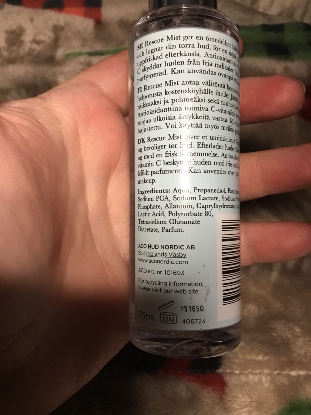 ACO Everyday Heroes Rescue Mist Gesichtsspray 75 ml Vitamin C