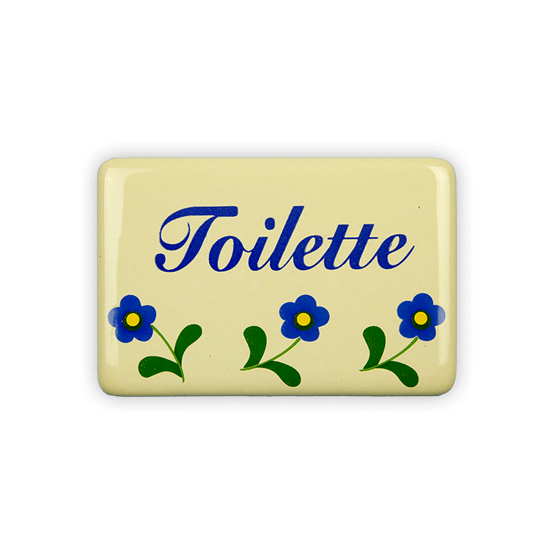 Münder Email Emaille Lagerschilder Emailschild Toilette 6x4