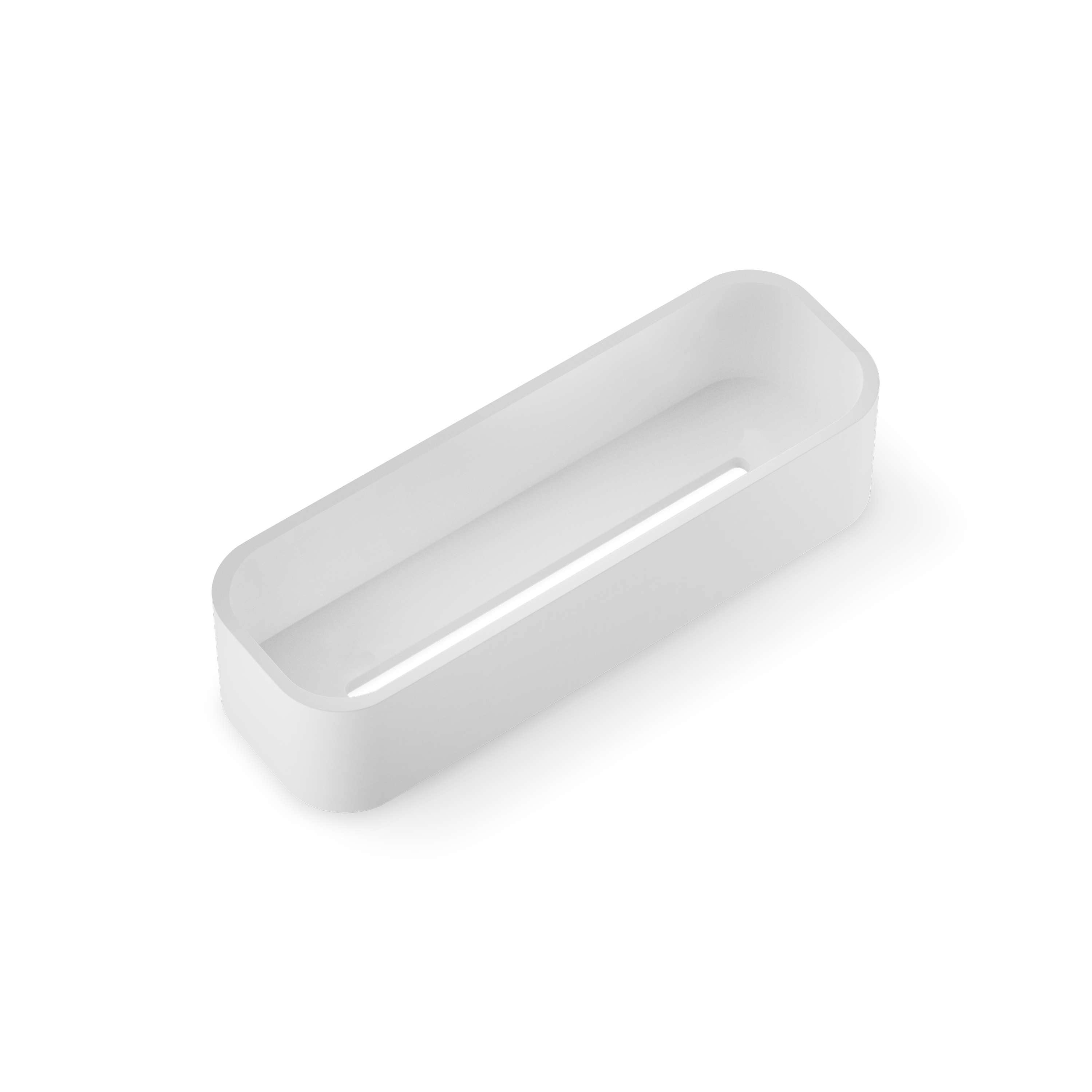 Decor Walther Stone SCT Duschkorb Weiß Matt 30 cm Mineralwerkstoff