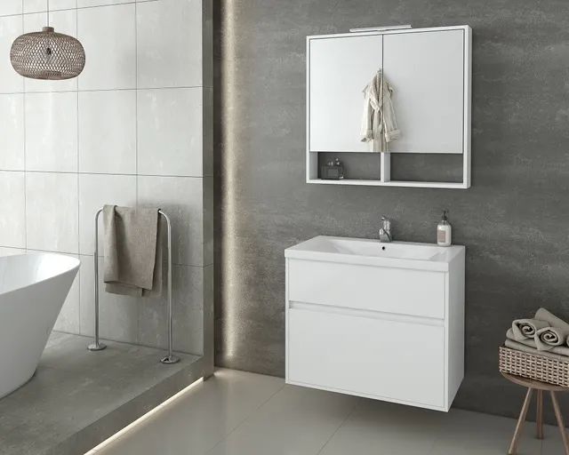 DROP Martinidis Instinct 80 Waschtischunterschrank White