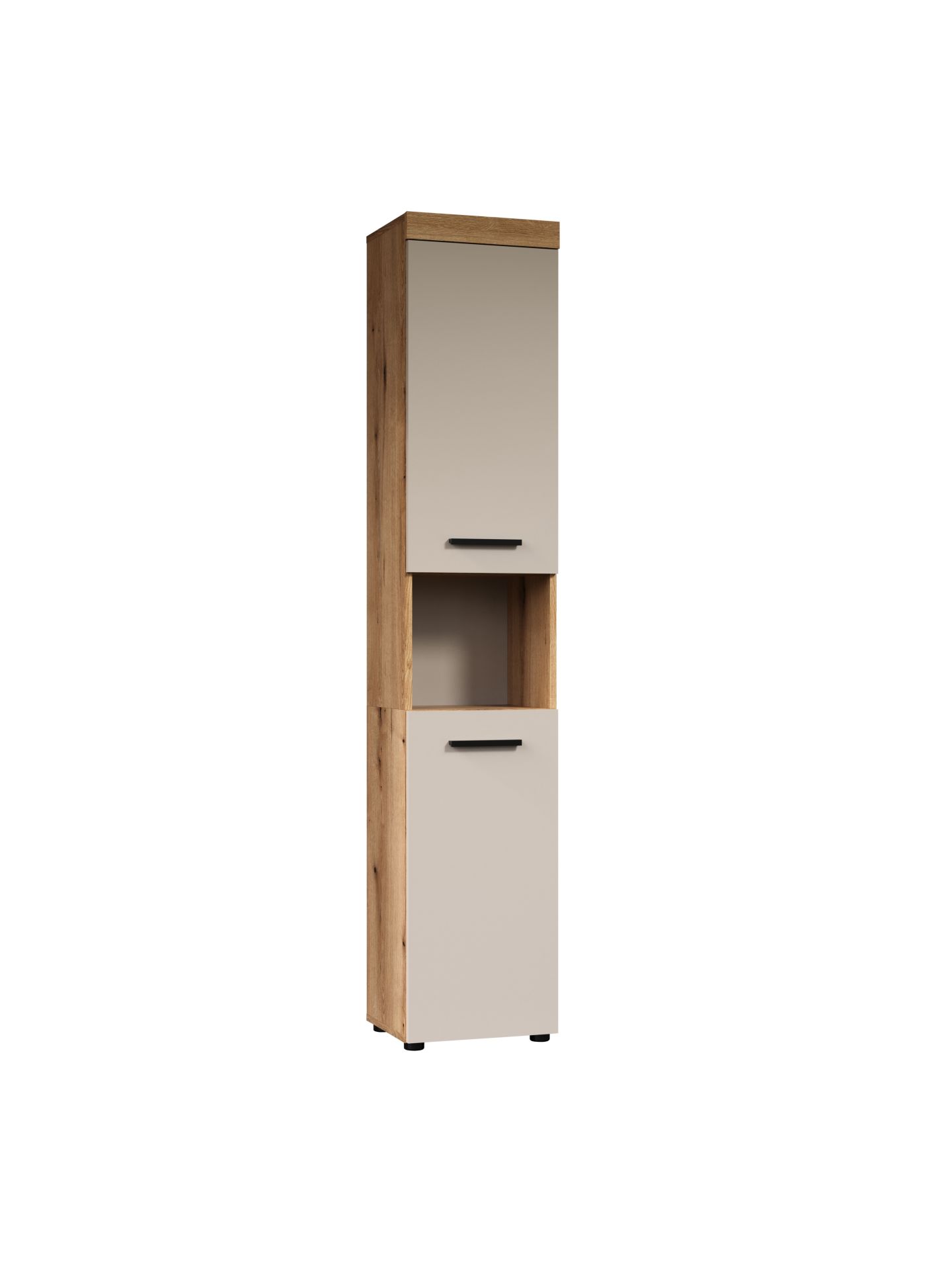 trendteam Badezimmer Ivrea Hochschrank Eiche Cashmere