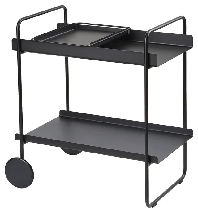 Zone Denmark A-Collection Barwagen Schwarz 60,6x40,5x66,4 cm
