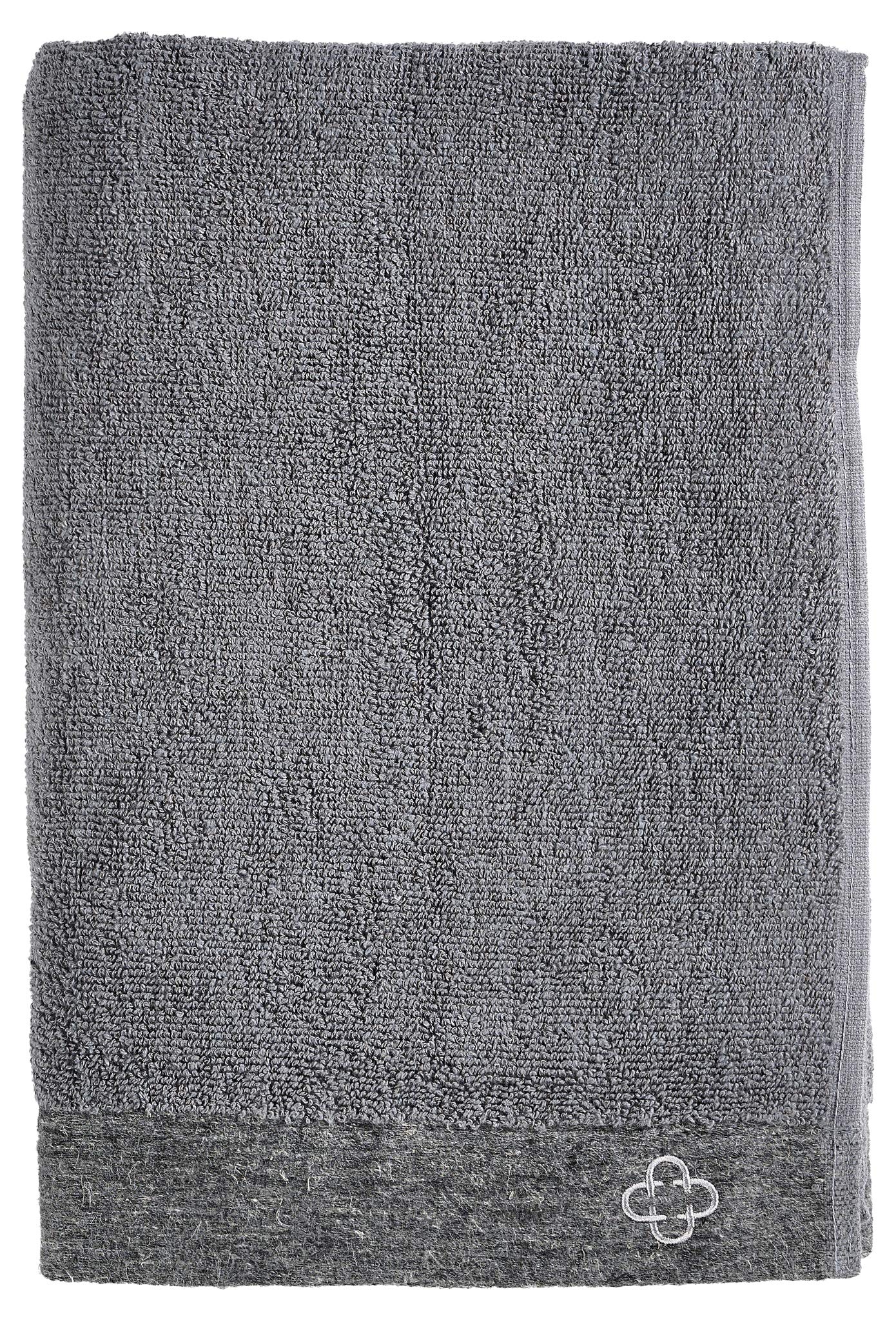 Zone Denmark Inu Badetuch Grau 70x140 Baumwolle Leinen