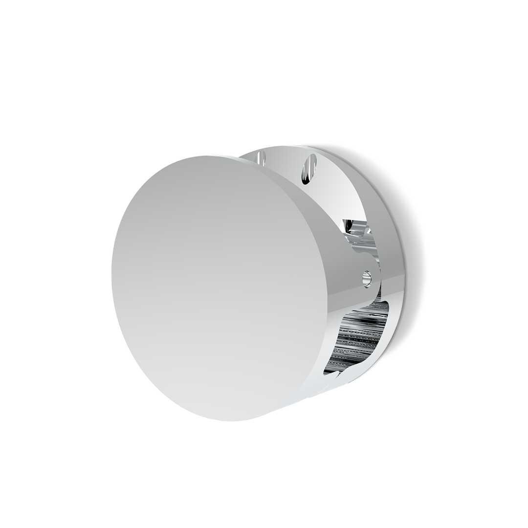 Decor Walther Classic Pinch Wandhaken Chrom Square Medium Aluminium