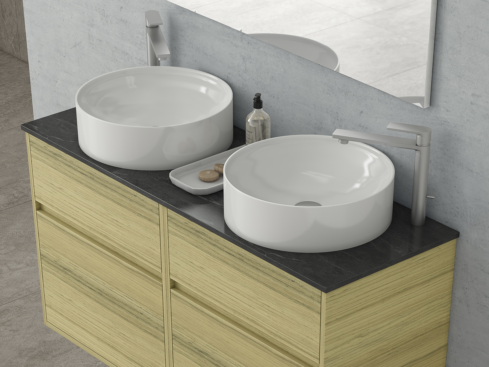 DROP Martinidis Instinct 125 Badmöbel Natural Oak