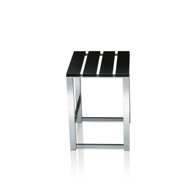 Decor Walther Classic DW 68 Badhocker Edelstahl Dunkelbraun