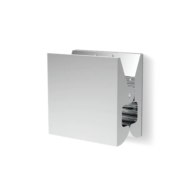 Decor Walther Classic Pinch Wandhaken Chrom Square Medium Aluminium
