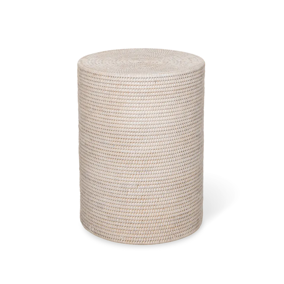 Decor Walther Basket Stool Hocker Rattan Hell