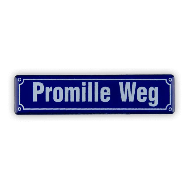 Münder Email Magnet-Shop Magnet Promille Weg 8x2 cm