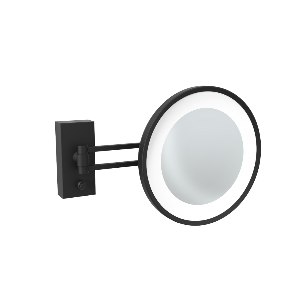 Decor Walther CLASSIC BS 36 LED Kosmetikspiegel 5x Schwarz Matt