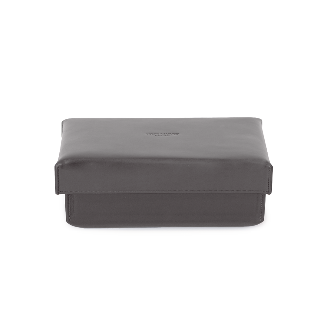 Decor Walther Nappa Duo Utensilienbehälter Schneeweiß Leder