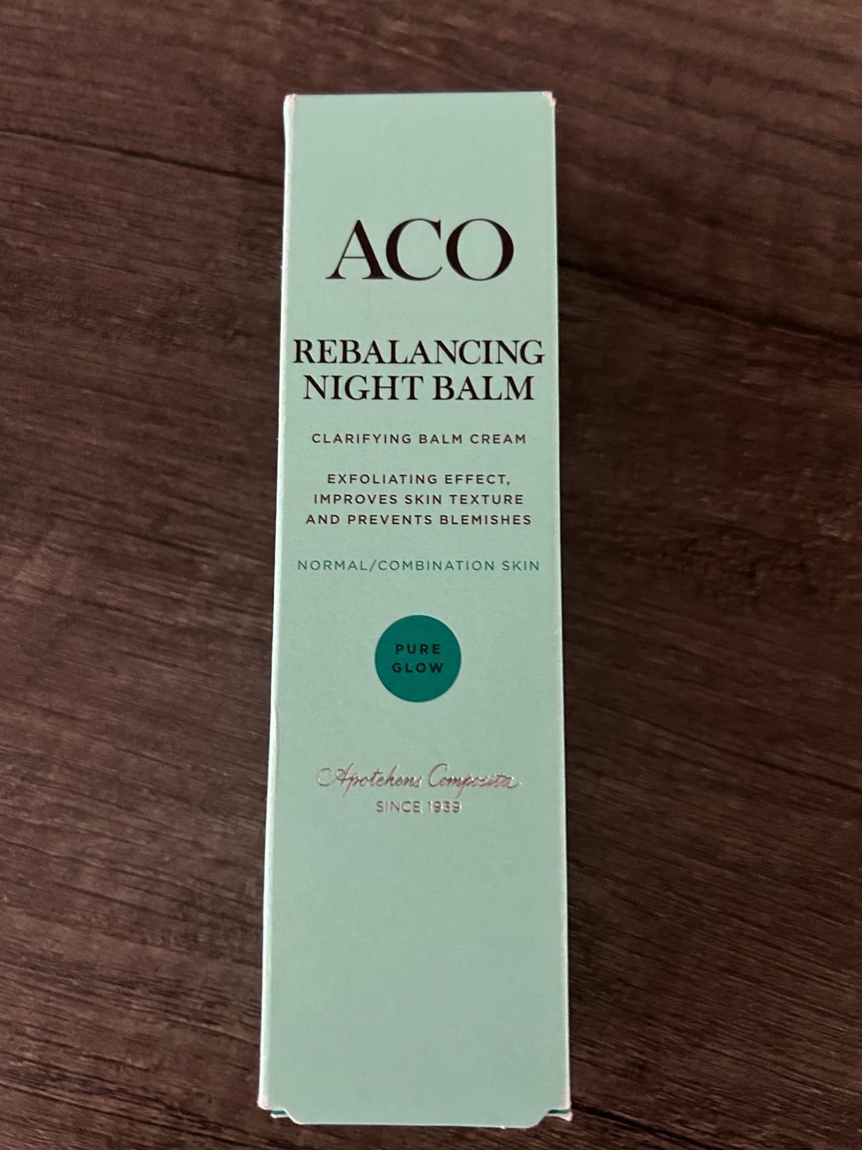 ACO Pure Glow Night Balm Nachtcreme 50 ml Mischhaut