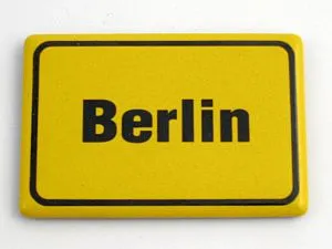 Münder Email Magnet-Shop Magnet Ortsschild Berlin 6x4 cm