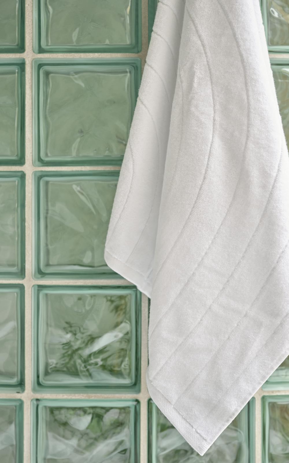 Zone Denmark Time Badehandtuch 70x140 Weiß Baumwolle