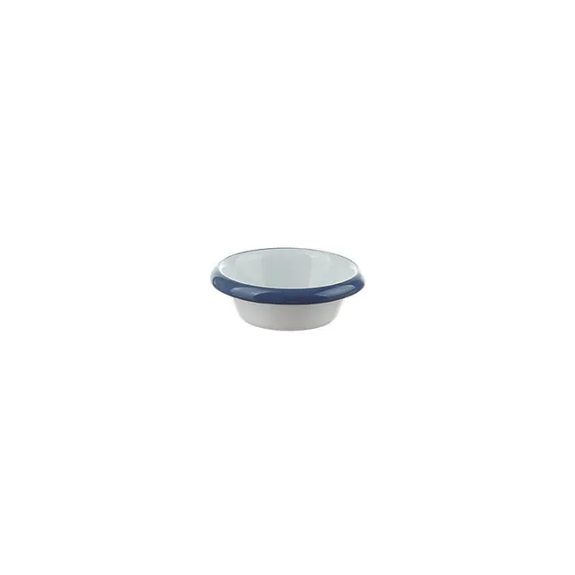 Münder Nostalgie-Geschirr Dip-Schale Gastro Line 7 cm weiß/blau