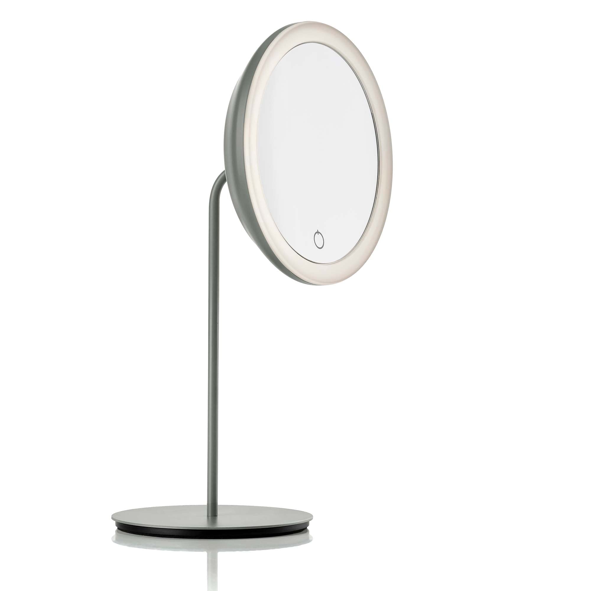Zone Denmark Bath Tischspiegel Grau 18x34 cm 5-fach mit Licht