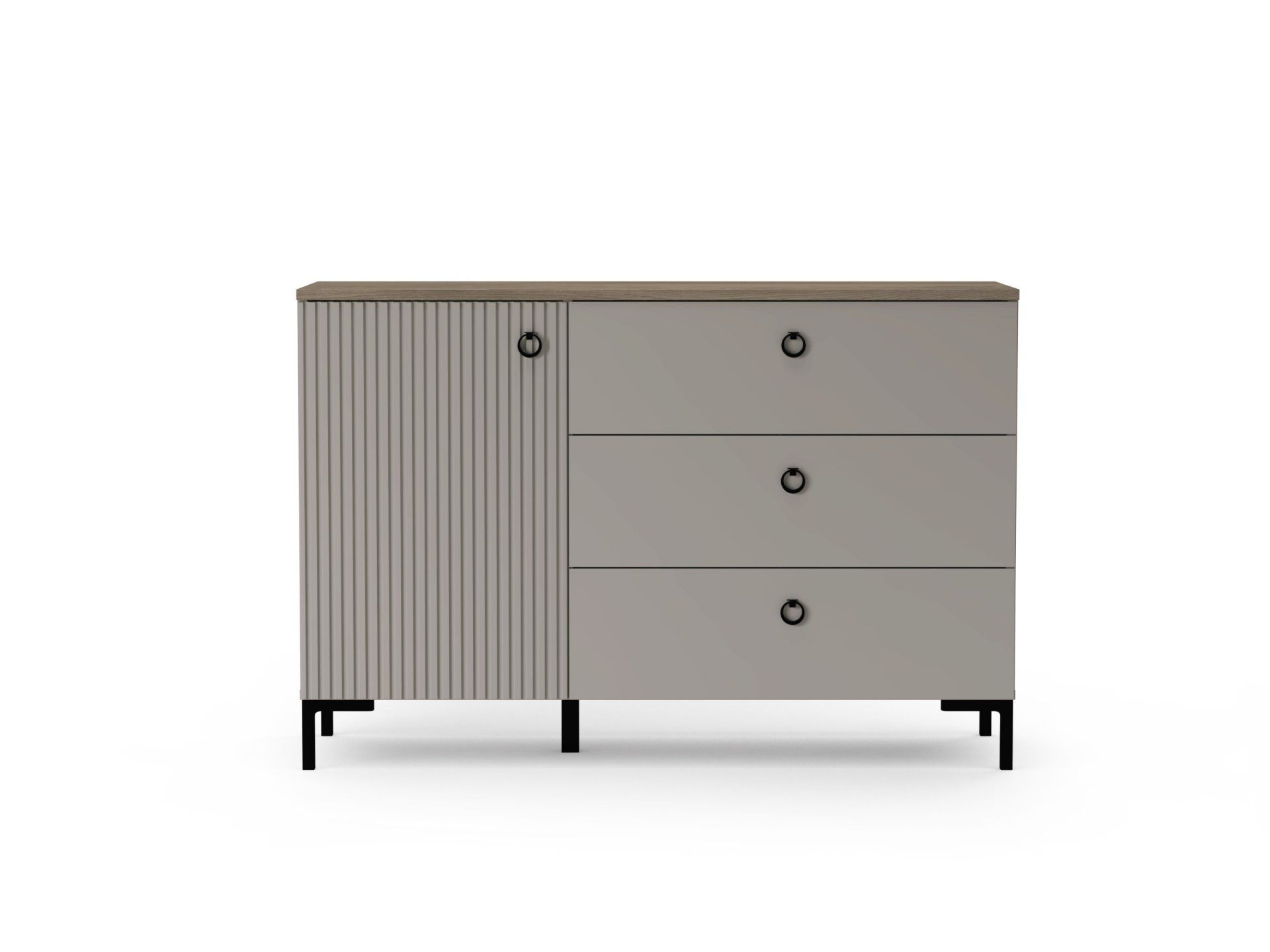 trendteam Lucrezia Sideboard Cashmere Silverjack Eiche