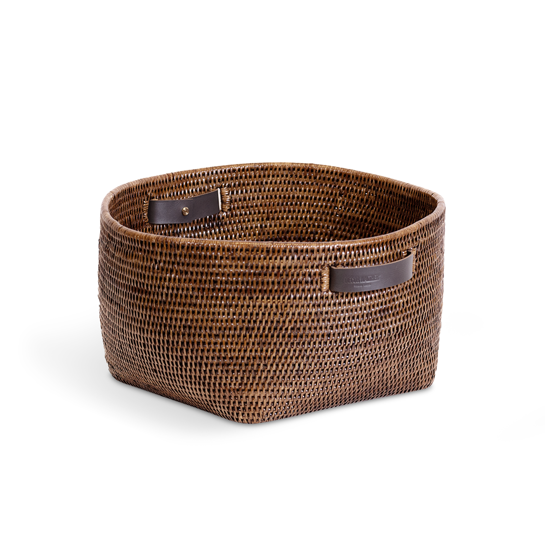 Decor Walther Basket Korb Rattan Dunkel Aufbewahrungskorb