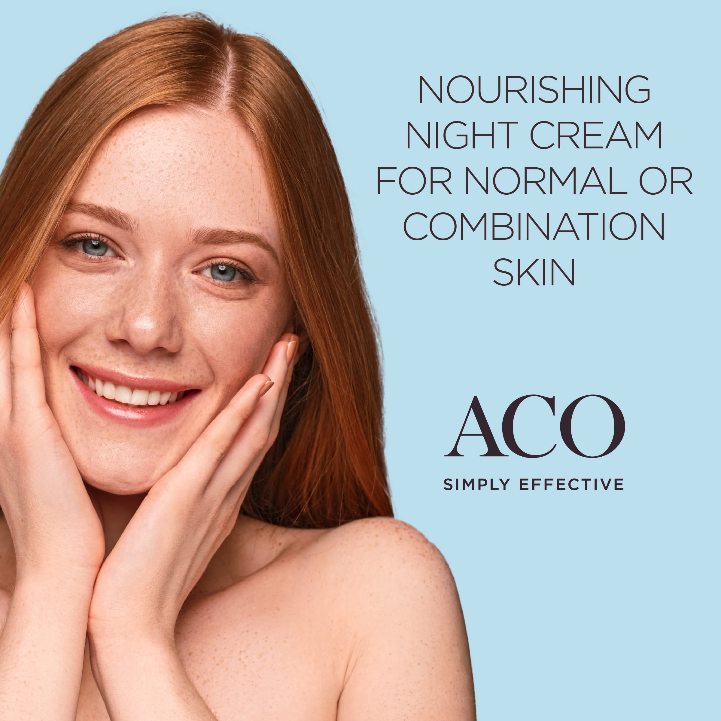 ACO Everyday Heroes Moisturising Night Cream 50 ml parfümfrei