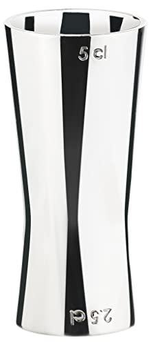 Zone Denmark Rocks Jigger Barmaß Edelstahl 2,5/5 cl Schwarz