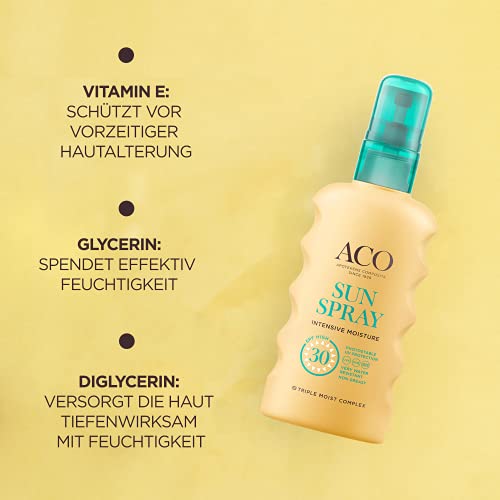 ACO Sun Intensive Moisture LSF 30 Sonnenspray 175 ml wasserfest