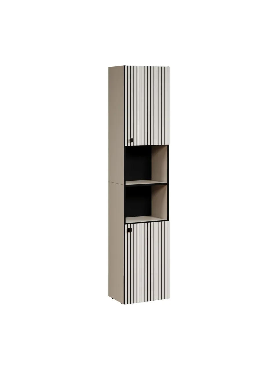 trendteam PureBliss Hochschrank Cashmere Schwarz