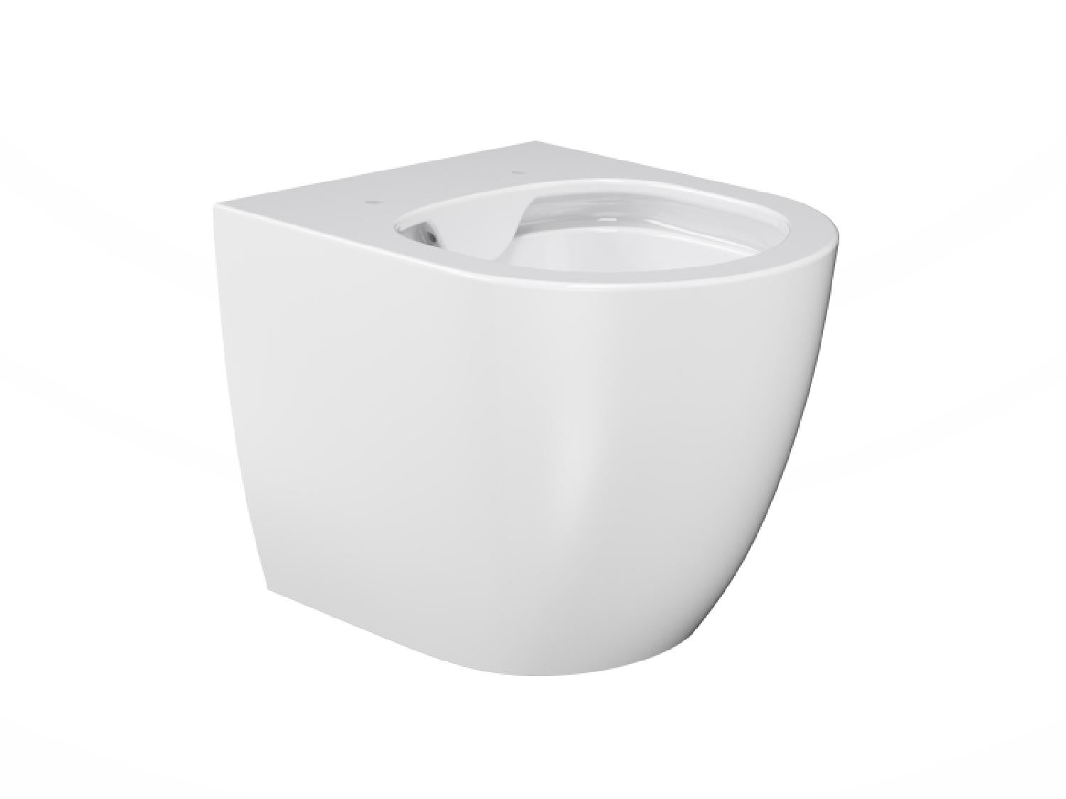 Treos Serie 810 WC spülrandlos kurz 45 cm wandhängend weiß
