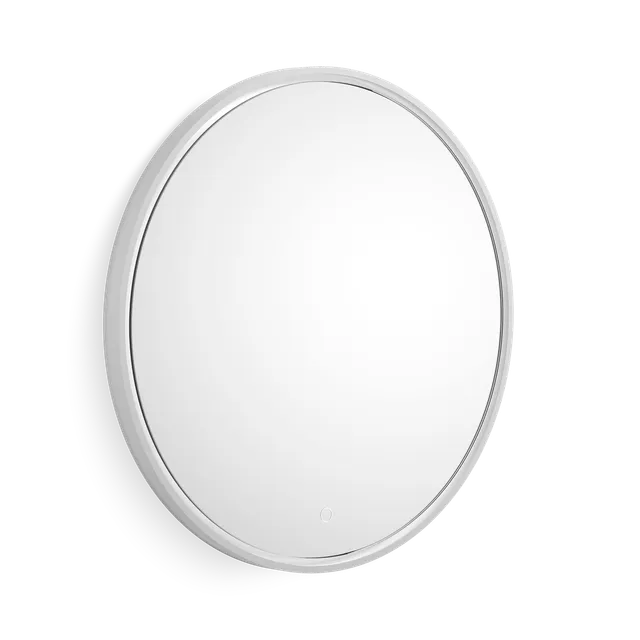 Decor Walther Stone Mirror LED Wandspiegel Weiß Matt Touch