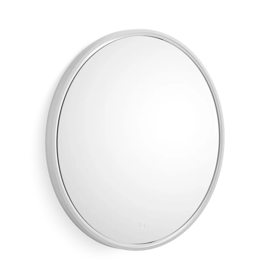 Decor Walther Stone Mirror LED Wandspiegel Weiß Matt Touch