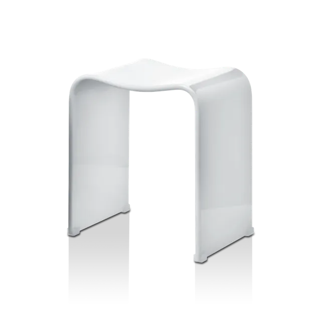 Decor Walther Classic DW 80 Duschhocker Weiß Hochglanz 80 cm