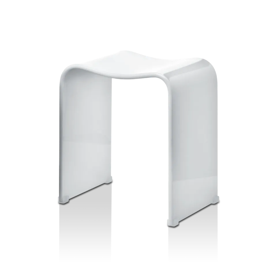 Decor Walther Classic DW 80 Duschhocker Weiß Hochglanz 80 cm