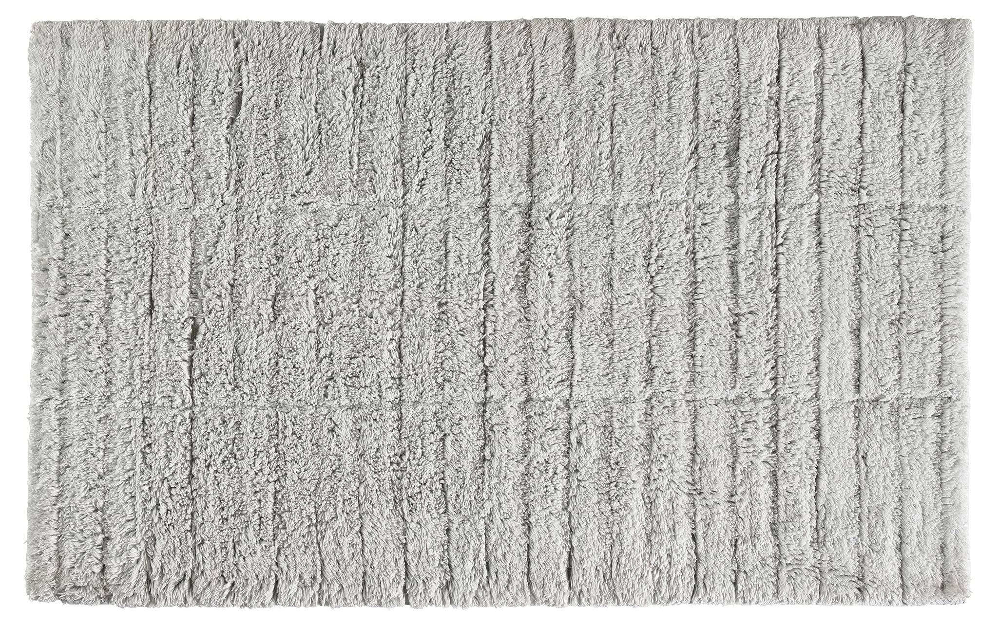 Zone Denmark Tiles Badematte 80x50 cm Schwarz Baumwolle