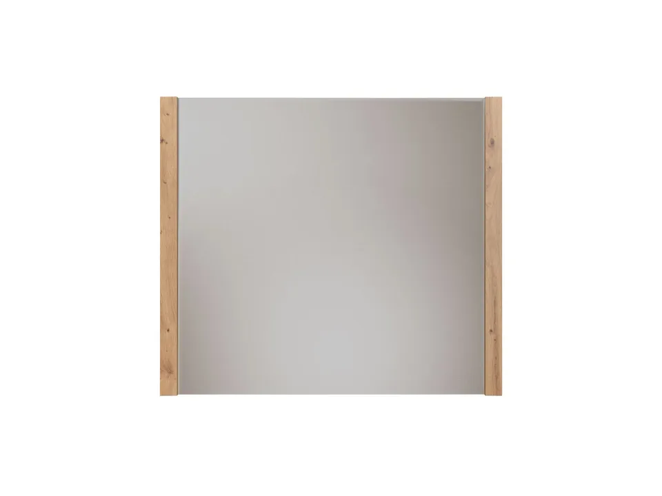 trendteam Dakota Wandspiegel weiss mit Artisan Eiche