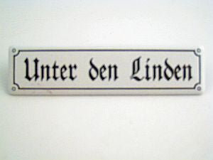Münder Email Magnet-Shop Unter den Linden Magnet 8x2 cm