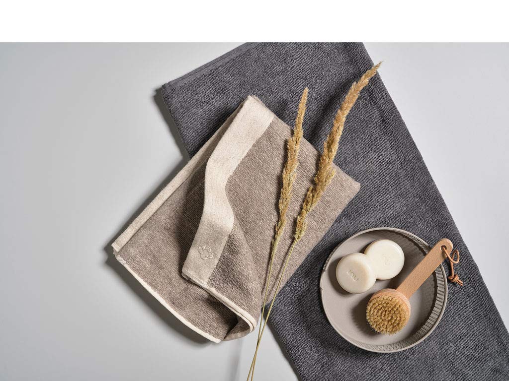 Zone Denmark Inu Handtuch Natur 40x60 Baumwolle Leinen