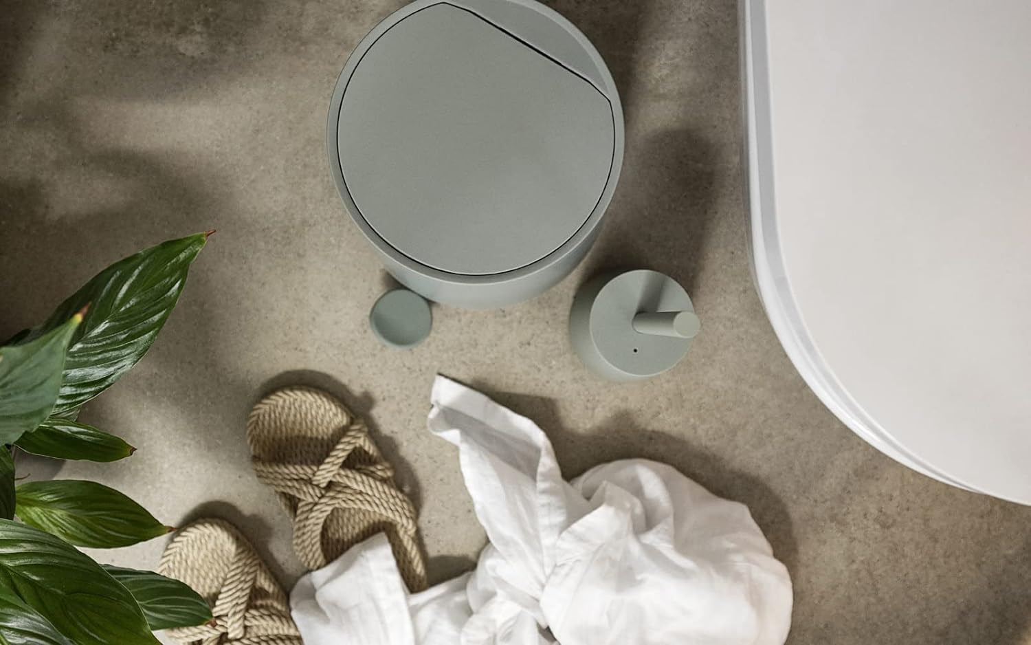 Zone Denmark Nova Mülleimer 5 l Schwarz Treteimer