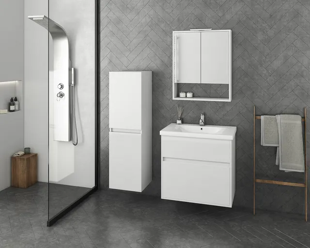 DROP Martinidis Instinct 65 Waschtischunterschrank Weiß 65cm