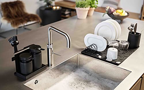 Zone Denmark DIISH Abtropfunterlage-Set Silikon Black 45 cm